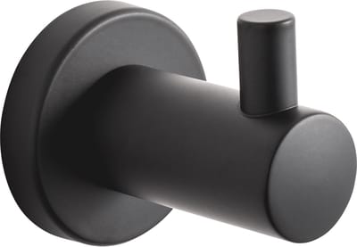 VDN Stainless Handdoekhaakje - Zwart - Vaatdoekhouder - RVS - Haakjes handdoek - Wandhaak - Ophanghaakje