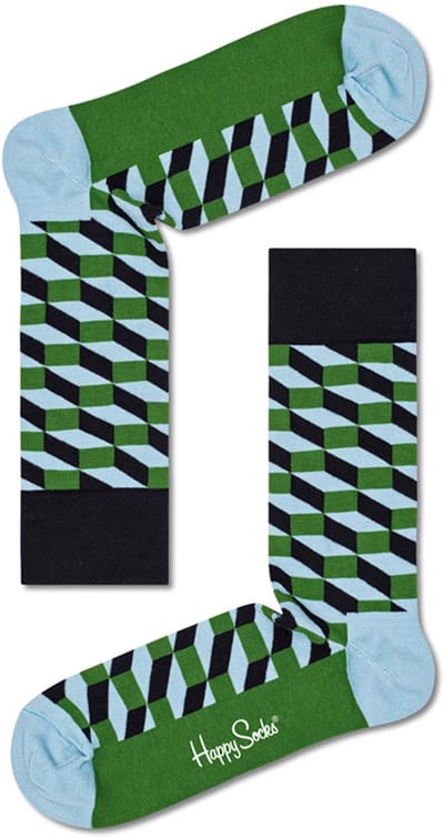 Happy Socks unisex sokken filled optic multi IV