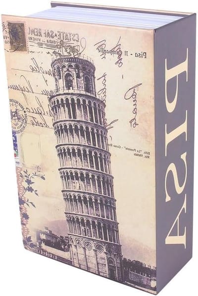 Boekkluis met Sleutel - Verborgen Geldkistje - Waardevolle Spullen Opbergen - Vintage Woordenboek Design