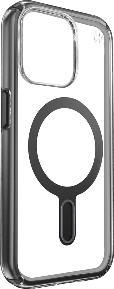 Speck, Hoesje geschikt voor iPhone 15 Pro - Presidio 3.9m MagSafe, Zwart / Transparant