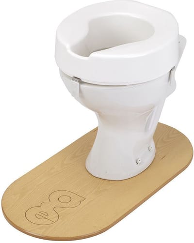 Gorden Ellis Ashby Toiletverhoger 10 cm – WC Opzet Verhoger voor Ouderen, Mensen met Rug- of Heupklachten, Zelfstandig Toiletgebruik, Veilig en Comfortabel, Lichtgewicht en Eenvoudig te Plaatsen