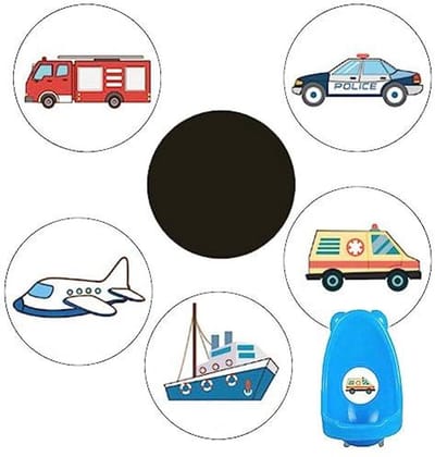 5 Stuks Potty Training Stickers - Herbruikbare Kleurveranderende Plakstickers voor Zindelijkheidstraining