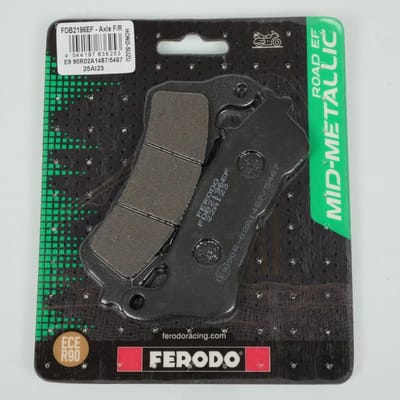 ferodo remblokje voor motor honda 1300 cb n/s abs 2010 tot 2014 avg / avd nieuw