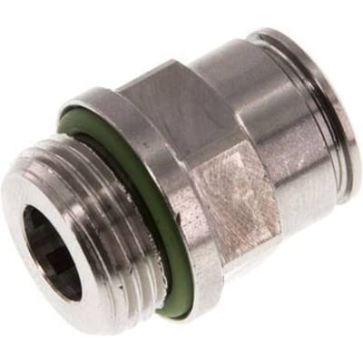 10mm x G3/8'' RVS Insteekfitting Buitendraad FKM