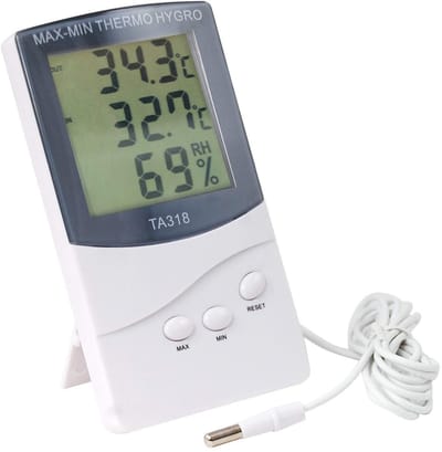 Dailygoody - Digitale Thermometer - Nauwkeurige Metingen - Voor Binnen en Buiten - Temperatuurweergave - Gebruiksvriendelijk - Geschikt voor Huishoude
