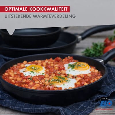 Koekenpan 28 cm zonder PFAS Elo Alucast