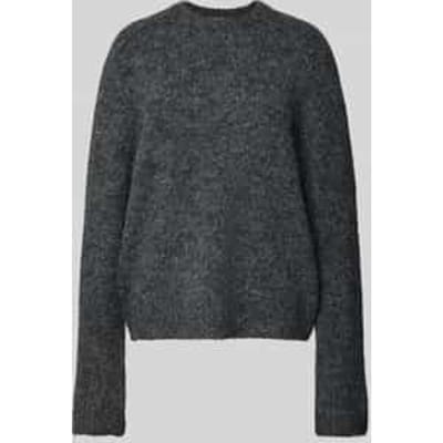 Oversized gebreide pullover met wol