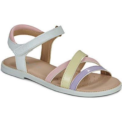 GEOX SANDAL KARLY MEISJES Sandalen - WIT/LILA - Maat 35