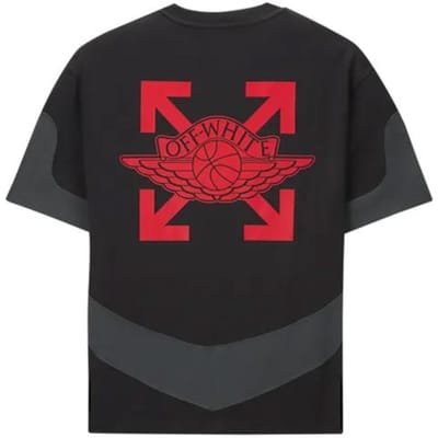 OFF-WHITE X JORDAN T-shirt Aziatische maten XS gray