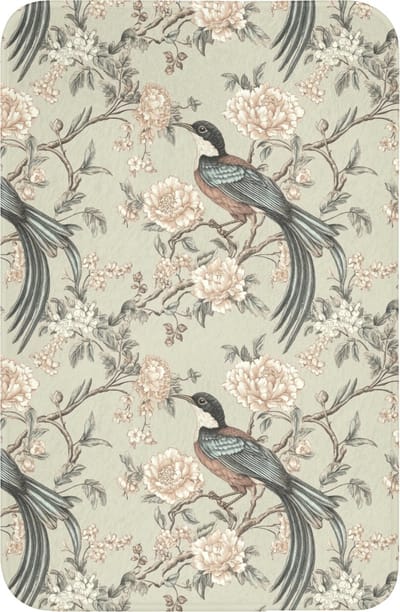 WC mat 40x60 cm - Antislip - Bloem - Vogel - Kleurrijk - Toiletmat - Vloermat - Douchemat - Toilet tapijt - Toiletmatten