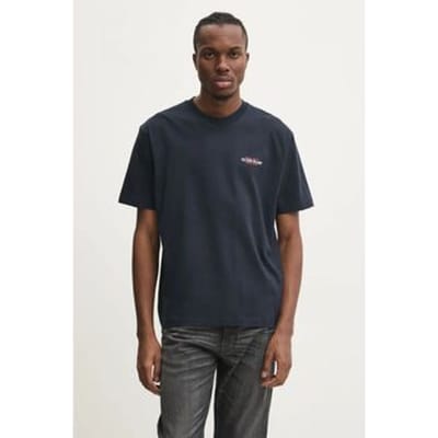 T-shirt Korte Mouw Guess M4BI75 K8FQ4 OS AMERICAN TRAD TEE-A71W DARING OCEAN