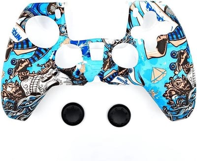 CHPN - Controller hoesje - Geschikt voor PS5 - Print - Skin voor Playstation 5 controller - Beschermhoes - Siliconen - Accessoires voor Playstation 5 - Universeel