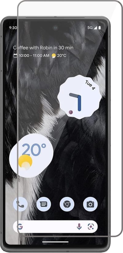 Screenprotector geschikt voor Google Pixel 7 - Gehard Glas Beschermglas Tempered Glass Screen Protector