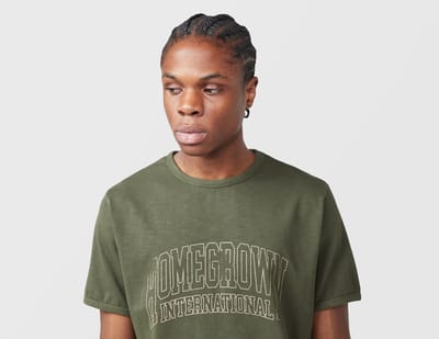 Home Grown International Ringer T-Shirt, groen