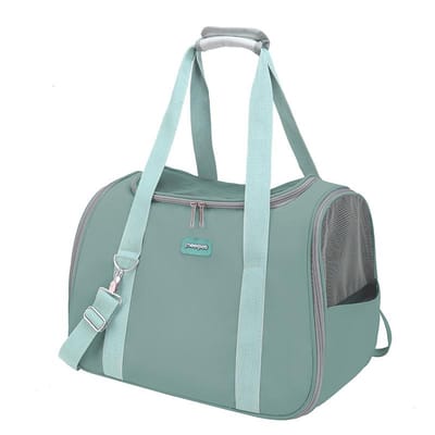 Sac pour chat Portable Grande capacité Sac à bandoulière Respirant Sac à dos pour animal de compagnie Sac à bandoulière portable pour chat 43*28*32cm gray