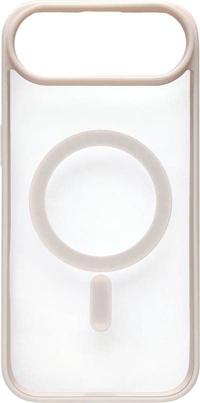 Hoesje Geschikt voor Apple iPhone 17 Air - Roze - Casemania Magnetisch Bumper Back Cover Geschikt voor MagSafe - Zachte TPU Rand en Krasbestendige Transparante Achterkant Back Cover
