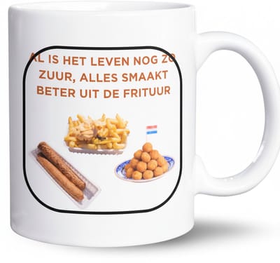 Nevolis® | Koffiemok 330ml met Uniek Design | Ontwerp Jouw Eigen Mok | Handgemaakt Cadeau voor Koffieliefhebbers | Gepersonaliseerd op Aanvraag | Enkel of Grote Bestelling