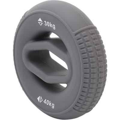 Gripversterker Siliconen Ring Hand Pols Vinger Grip Trainer Sporten Drukverlichting Hol gray