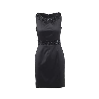 Blumarine Blugirl zijden cocktailjurk met kristallen versiering - jaren 2000
