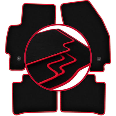 CARLUX-RED automatten voor: Ford Mondeo MK3 stationwagen, liftback, sedan (2001-2007)