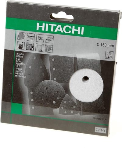 Hikoki Schuurschijf diameter 150 k320 velcro wit (10 st)