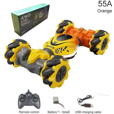 Nieuwe 4WD RC Auto Speelgoed 2.4G Radio Afstandsbediening Auto RC Horloge Gebaar Sensor Rotatie Twist Stunt Drift Voertuig speelgoed voor Kinderen Kids Gift handle rc