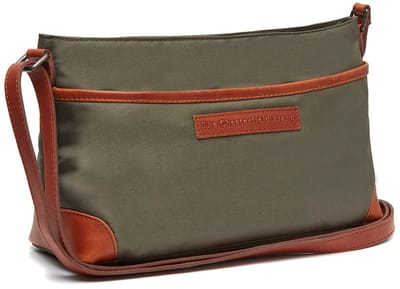 The Chesterfield Brand schoudertas Nevon Crossbody Bag Steel Green olijfgroen