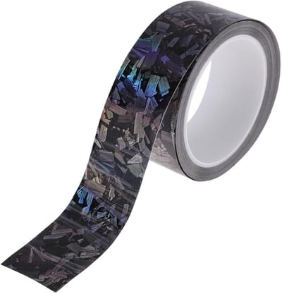 Gestreepte Plakband 40mm x 8.5m voor Auto, Motor en Boot - DIY Racing Stripes, Decoratieve Sticker en Lasersticker in Zilver, 1 Stuk