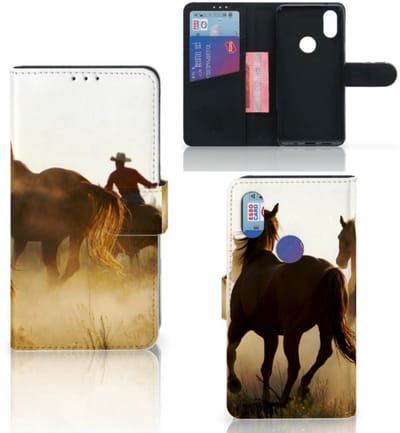 Xiaomi Mi Mix 2s Telefoonhoesje met Pasjes Design Cowboy