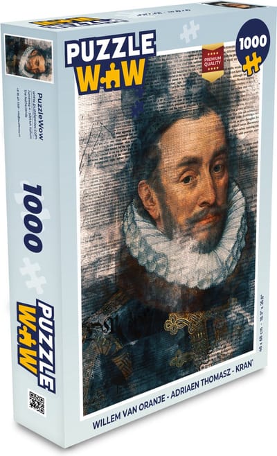 Puzzel Willem van Oranje - Adriaen Thomasz - Krant - Legpuzzel - Puzzel 1000 stukjes volwassenen