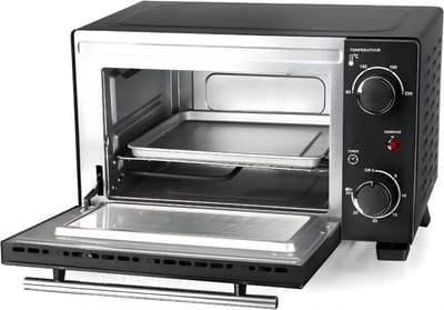 DnA® Mini Oven - Camping Oven - Mini Oven Vrijstaand - Zwart - ‎31cm x 38cm x 24cm