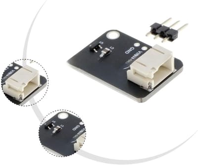 Digitale Hall Sensor Module - Magnetische Schakelaar Klink - Detectie Motoren - Ultra-laag Stroomverbruik - 25.6mm x 17.8mm - Zwart