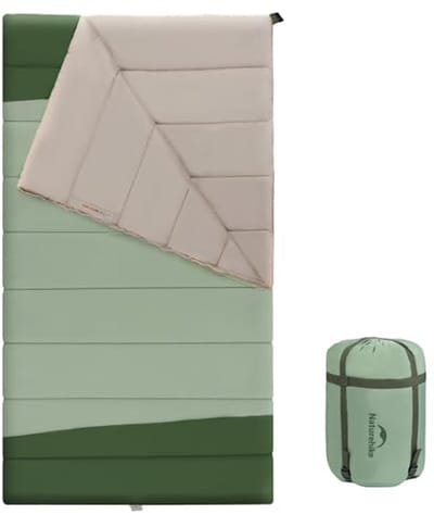 Lichtgewicht Katoenen Slaapzak voor 3-4 Seizoenen - Waterdicht en Geschikt voor Kamperen en Reizen - 220 x 115 cm