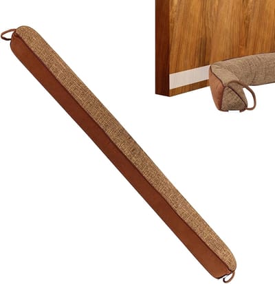 Deurtochtstopper - Tochtstrip - Tocht Weren - Driehoekige Vulling - 92x8 cm - Kaki