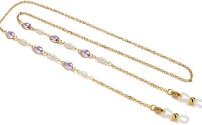 Parel Ketting - Brillenhouder - Bril Beveiligen - Chique Design - 70cm - Gekleurd