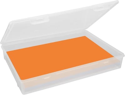 Dailygoods- Opbergdoos met deksel - Multifunctionele Opbergdoos - Rechthoekig - A4-formaat - Stapelbaar - Voor Documenten/Tijdschriften - Opbergbox