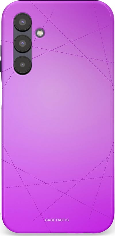 Casetastic Hoesje Geschikt voor Samsung A25 - Stijlvolle Beschermende Duo-layer Case - Emily in het paars