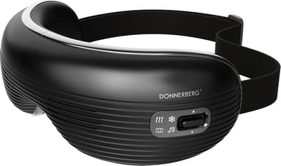 Oogmassageapparaat met Warmte en Koeling, Oogmasker met Geluid, Draagbaar en Instelbaar, 4 Modi, Ideaal voor Ontspanning
