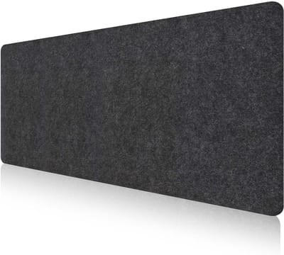 Allecto - Bureauonderlegger - Vilten Muismat - Antislip en Bescherming - Grijs - Bureaublad en Schrijfmat - Geschikt voor Studenten en Kantoor