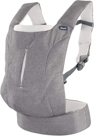 Babydrager - Draagzak Baby - Baby Vervoeren - Ergonomisch Ontwerp - Tot 15 kg - Grijs Gestreept