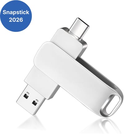 Snapstick 128 GB- Safesnaps - Mobiele Opslag - Voor Iphone & Android - Geheugenstick usb - Extern Geheugenopslag - Flashdrive Voor iPhone - Flash Drive - USB STICK - Iphone 15, 16 & 17