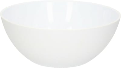 PlasticForte Dessert en serveer schaaltjes / kommetjes - 950 ml - wit - kunststof - rond - 17 x 7 cm