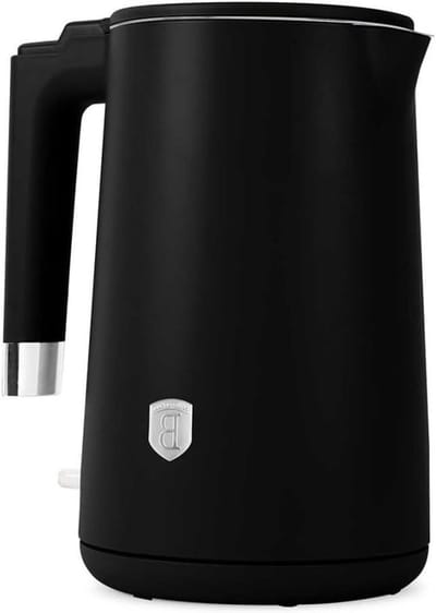 Waterkoker - Dubbelwandige ketel - Snel water koken - Koel oppervlak design - 17 Liter - Zwart