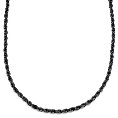 Collin Amager Gunmetal 6 mm Touwschakelketting