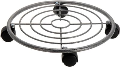 Metalen plantenroller Ø 35 cm - rolonderzetter voor bloempotten en planten