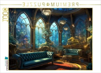 Fotopuzzel Salon Nautilus - Legpuzzel 1000 stukjes - Ontspannende Hobby - Gedetailleerd Fotoprint - 64 x 48 cm - Meerdere kleuren