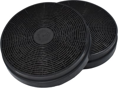 AllSpares Koolstoffilter (4 St.) voor afzuigkappen geschikt voor Bomann KF561, PKM CF110 en Respekta MIZ0023 (Ø164mm)