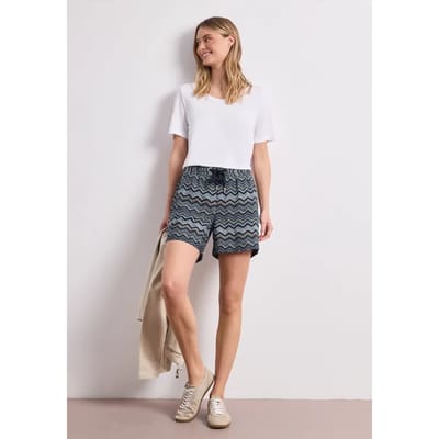 High Waist shorts in Loose Fit met print