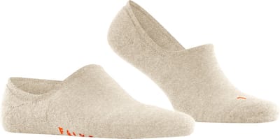 FALKE Keep Warm onzichtbar eenkleurig wol footies unisex beige - maat 37-38