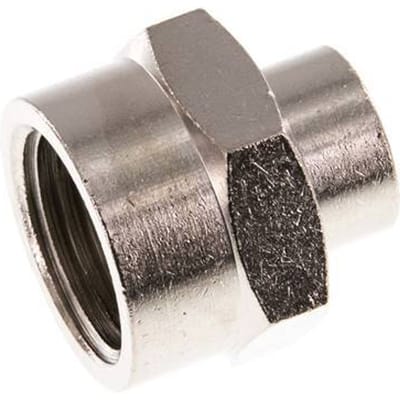 G 1/2'' x G 1/4'' Vernikkeld Messing Sok 16 Bar [2 Stuks]